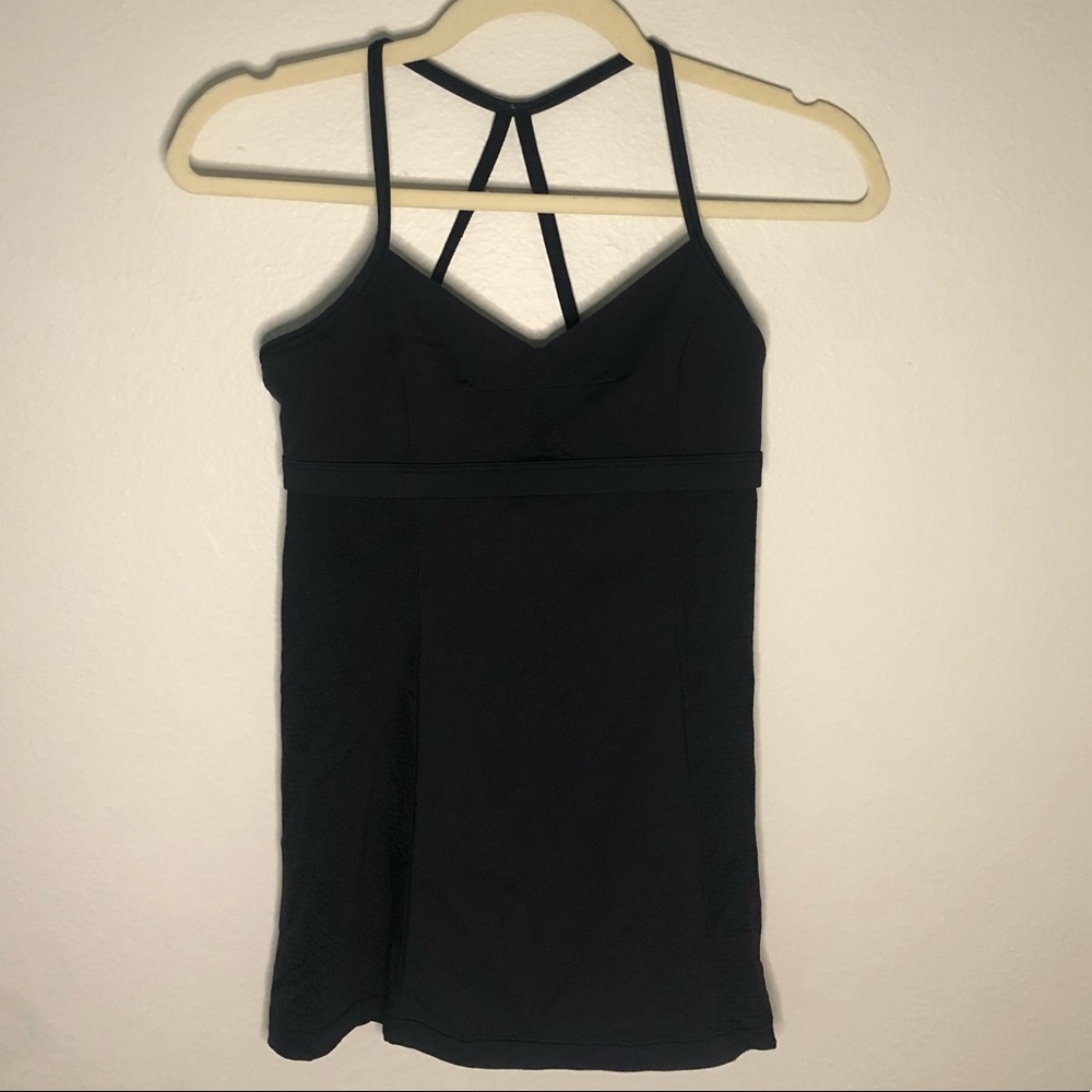 Lululemon tank top with built in sports bra